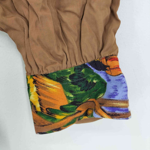 70S 総柄切り替え L/S シャツ メンズ  3